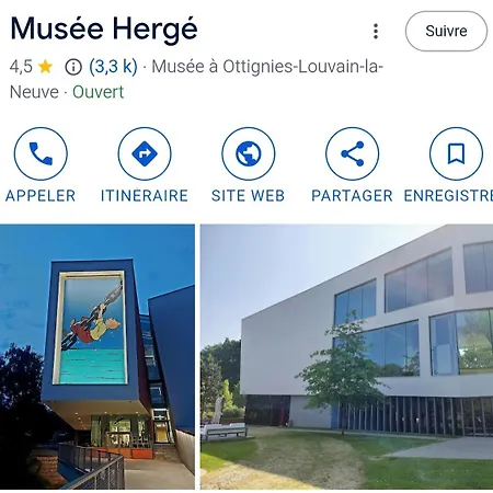 Studio Autonome Magnifique Avec Gd Terrasse &Jardin D Hiver, 1 Gd Lit Et 2 De 90Cm Tb Situe Chaumont-Gistoux Bed & Breakfast
